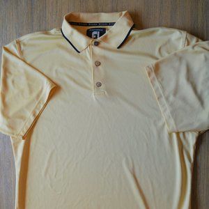 Yellow men's Footjoy goft shirt size XL